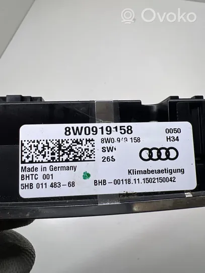 Audi A4 S4 B9 Panel klimatyzacji 8W0919158