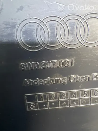 Audi A4 S4 B9 Panel mocowania chłodnicy / góra 8W0807081