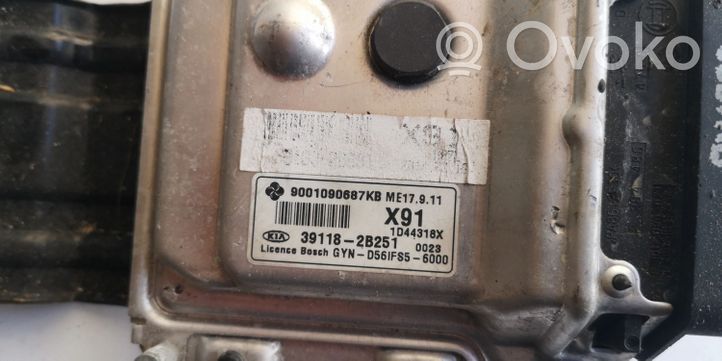 KIA Venga Engine ECU kit and lock set 39118-2B251-