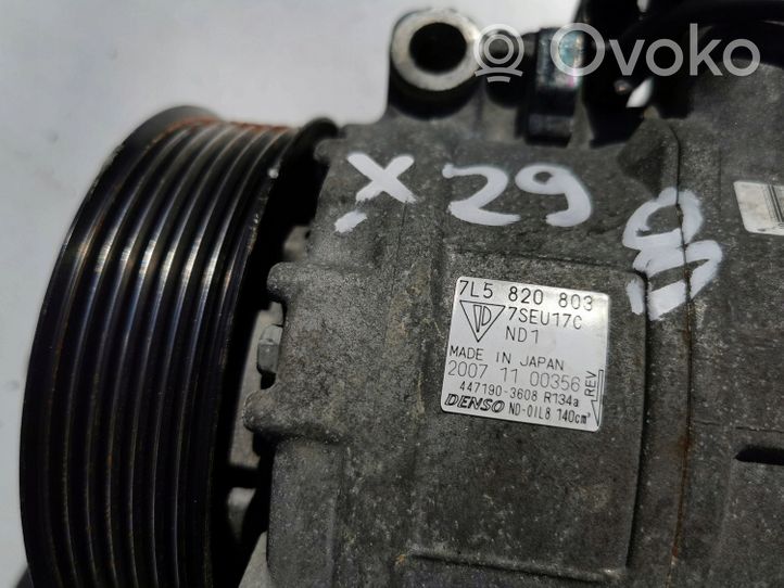 Porsche Cayenne (9PA) Compressore aria condizionata (A/C) (pompa) 7L5820803