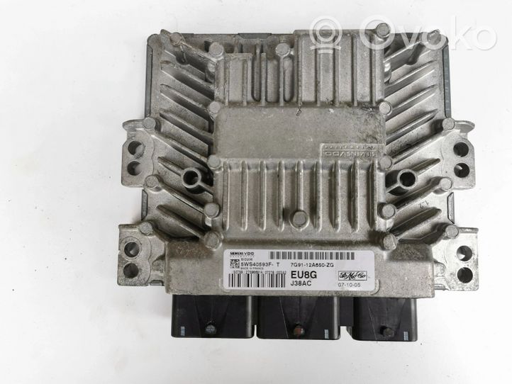 Ford Galaxy Komputer / Sterownik ECU i komplet kluczy 7G91-12A650-ZG