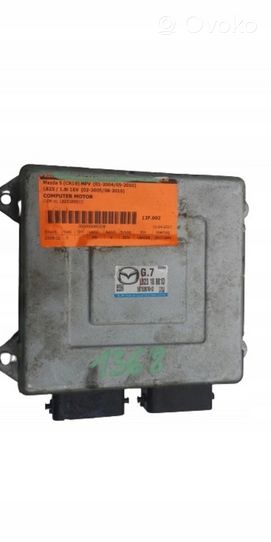 Mazda 323 Komputer / Sterownik ECU i komplet kluczy L82318881D--