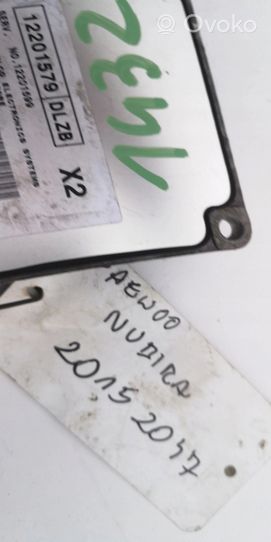 Daewoo Nubira Moottorinohjausyksikön sarja ja lukkosarja 12201579
