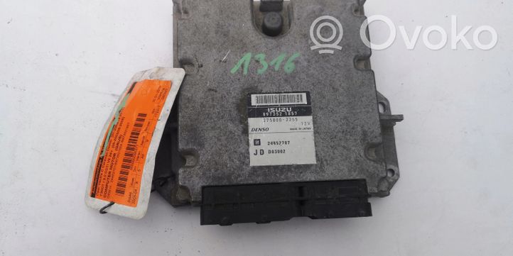 Opel Vectra A Komputer / Sterownik ECU i komplet kluczy 24452707