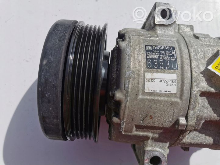 Opel Corsa A Air conditioning (A/C) compressor (pump) 39006353