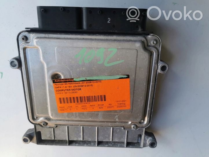 Hyundai i20 (BC3 BI3) Kit calculateur ECU et verrouillage 39115-2B060