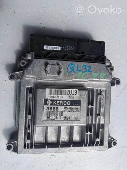 Hyundai i10 Kit centralina motore ECU e serratura 39110-02ID0--