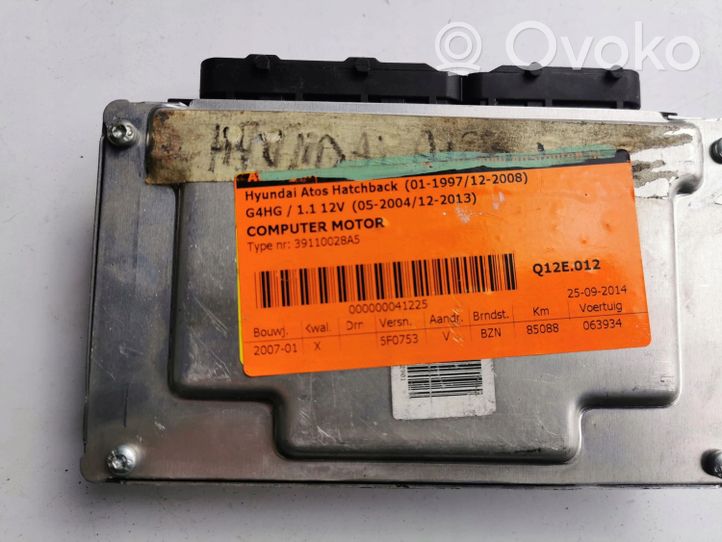 Hyundai Atos Classic Komputer / Sterownik ECU i komplet kluczy 39110-02BA5