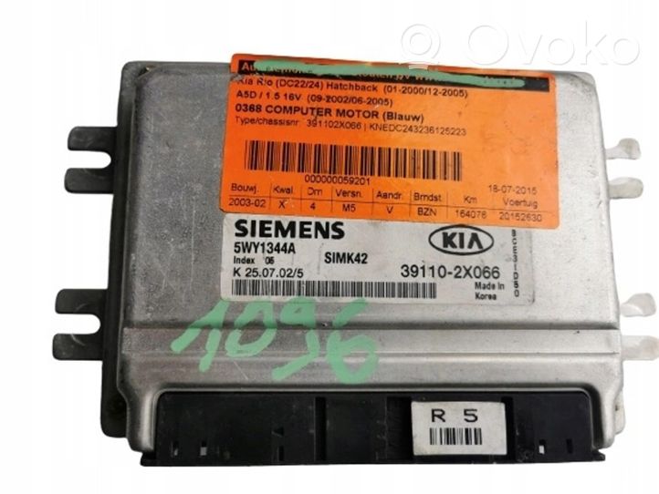 KIA Rio Kit calculateur ECU et verrouillage 39110-2X066-