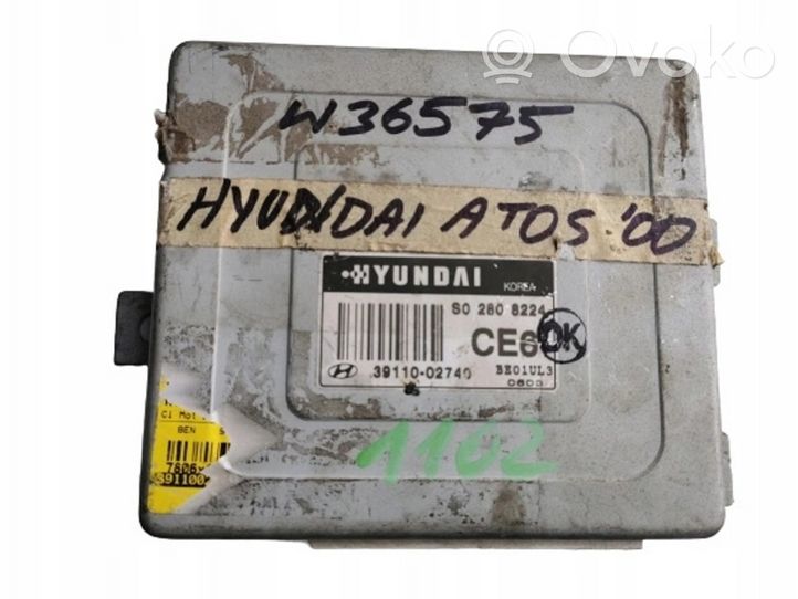 Hyundai Atos Classic Komputer / Sterownik ECU i komplet kluczy 39110-02740