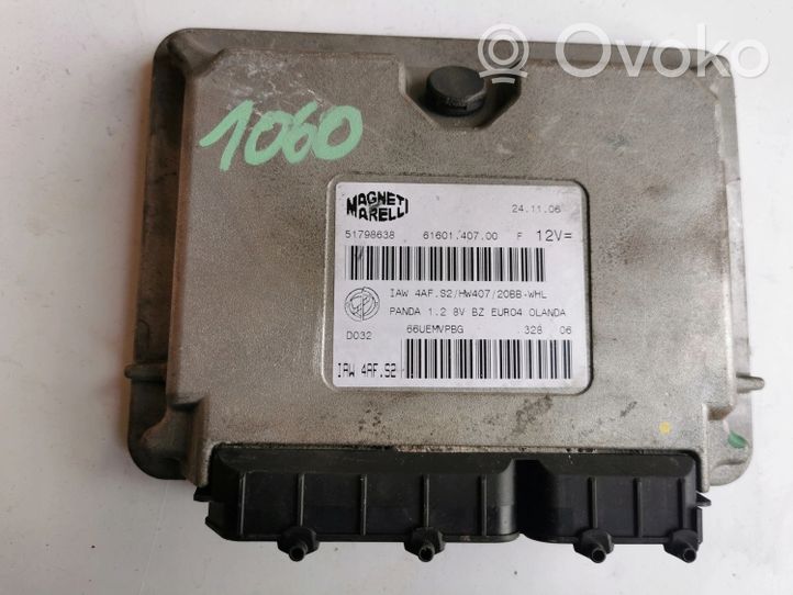 Fiat Panda 141 Engine ECU kit and lock set 51798638--