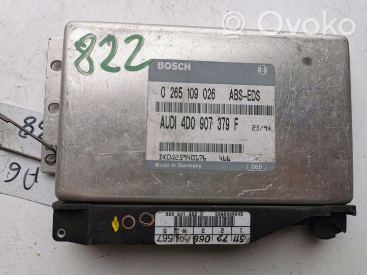 Audi V8 Komputer / Sterownik ECU i komplet kluczy 0265109026