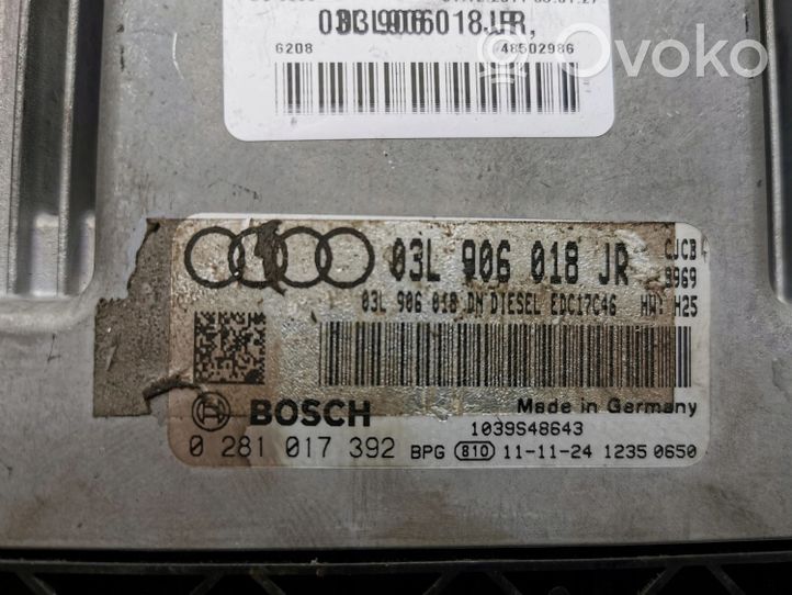 Audi A4 S4 B5 8D Užvedimo komplektas 0281017392