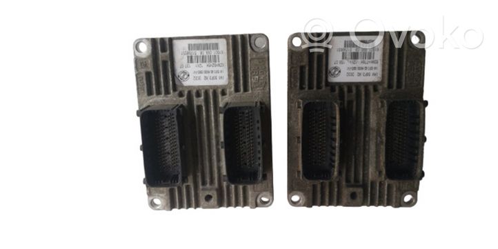 Fiat Grande Punto Komputer / Sterownik ECU i komplet kluczy 51798651