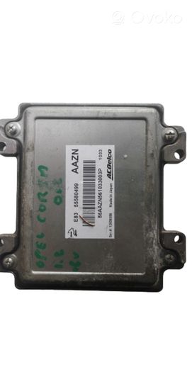 Opel Corsa A Komputer / Sterownik ECU i komplet kluczy 55580499AAZN