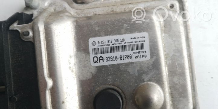 Suzuki Ignis Komputer / Sterownik ECU i komplet kluczy 33910-81P00 