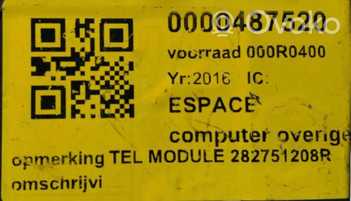 Renault Espace I Juego de cerradura y set ECU del motor 282751208R