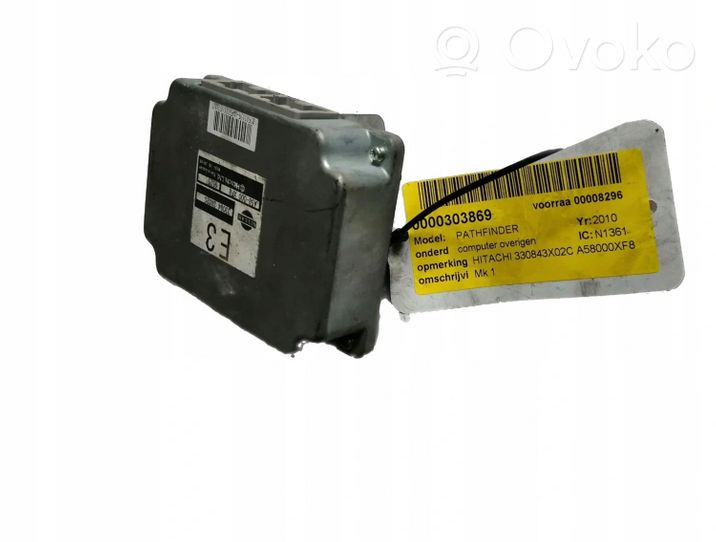 Nissan Pathfinder R51 Komputer / Sterownik ECU i komplet kluczy 330843X02C