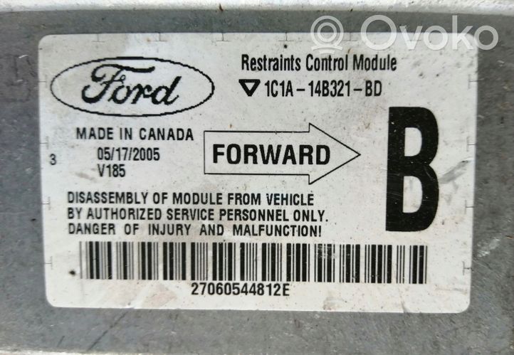 Ford Transit Kit centralina motore ECU e serratura 1C1A-14B321-BD