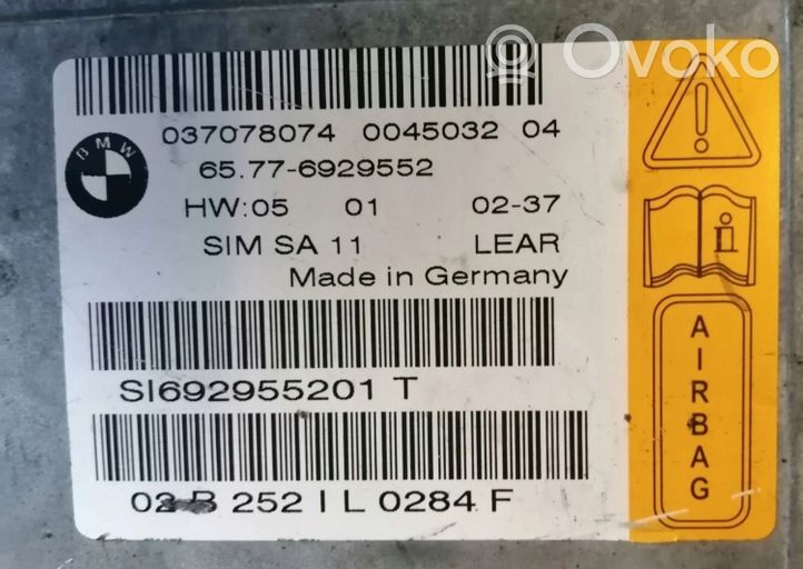 BMW M5 Komputer / Sterownik ECU i komplet kluczy 6929552