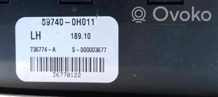 Toyota Aygo AB10 Komputer / Sterownik ECU i komplet kluczy 89740-0H011