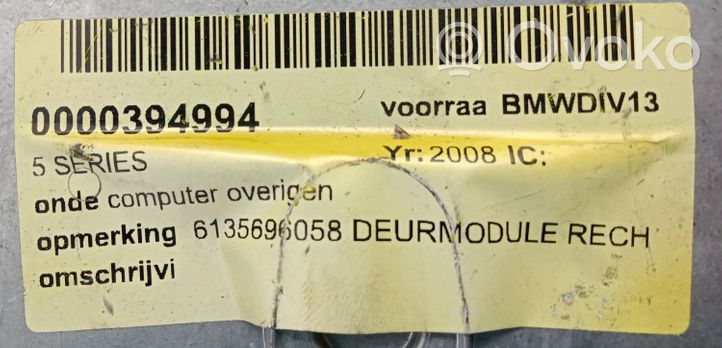 BMW M5 Valdymo balsu modulis 6960518