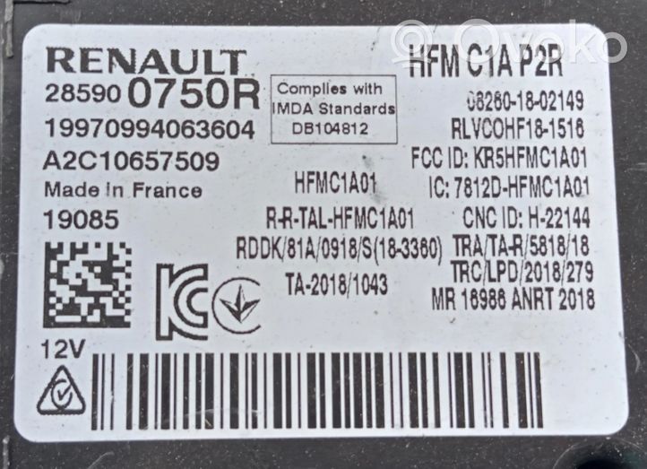 Renault Clio I Äänikomentojen ohjainlaite 285900750R
