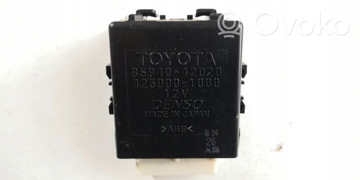 Toyota RAV 4 (XA30) Komputer / Sterownik ECU i komplet kluczy 85940-42020