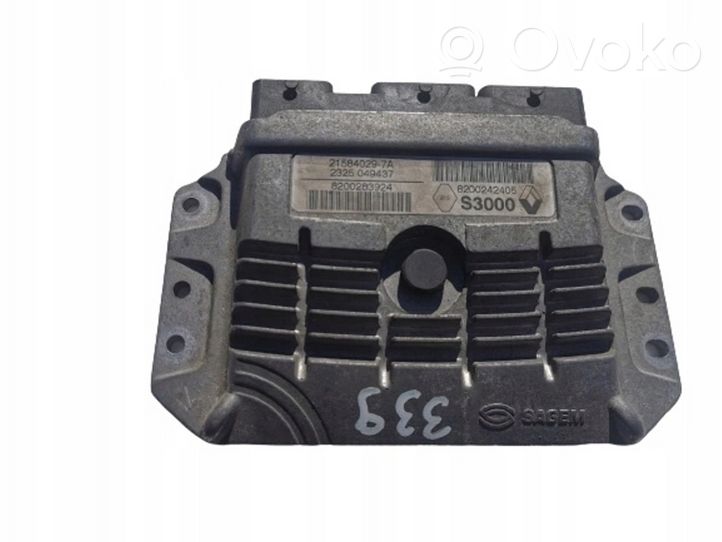 Renault Megane II Komputer / Sterownik ECU i komplet kluczy 21584029-7A