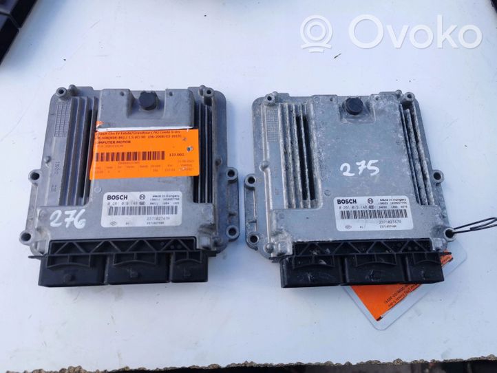 Renault Clio I Juego de cerradura y set ECU del motor 0281019148