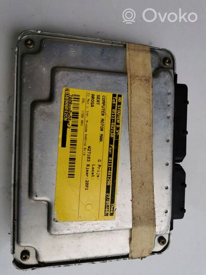 Seat Arosa Kit centralina motore ECU e serratura 0281010379