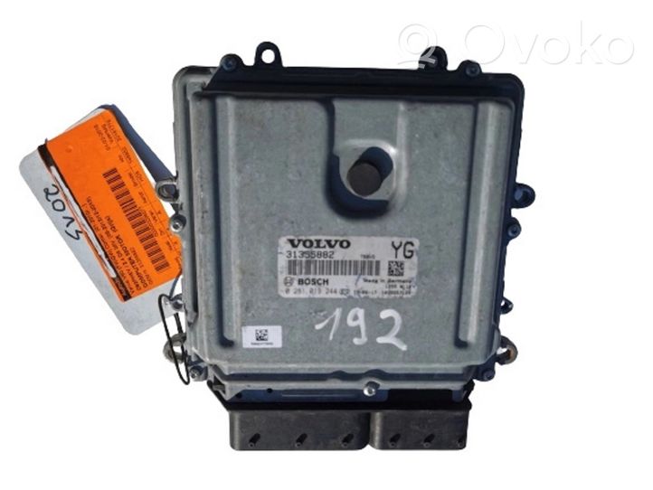 Volvo V60 Komputer / Sterownik ECU i komplet kluczy 31355882