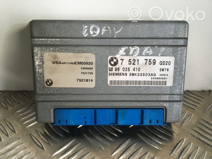 BMW 3 E46 Module de contrôle de boîte de vitesses ECU 7521759