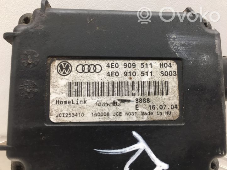Audi A8 S8 D3 4E Sonstige Steuergeräte / Module 4E0909511