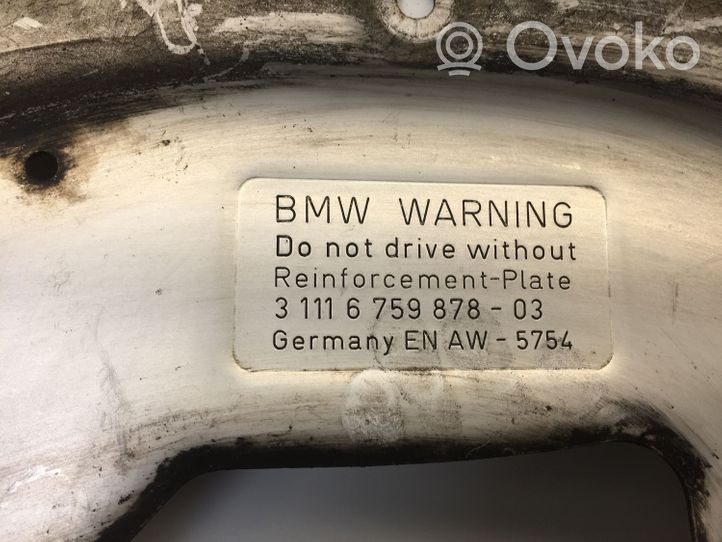 BMW 5 E60 E61 Moottorin alustan välipohjan roiskesuoja 6759878