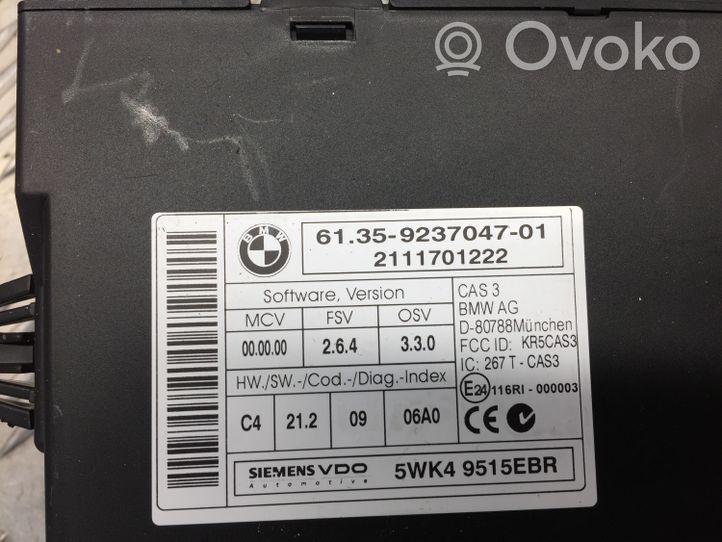 BMW 3 E90 E91 Kit calculateur ECU et verrouillage 8512047