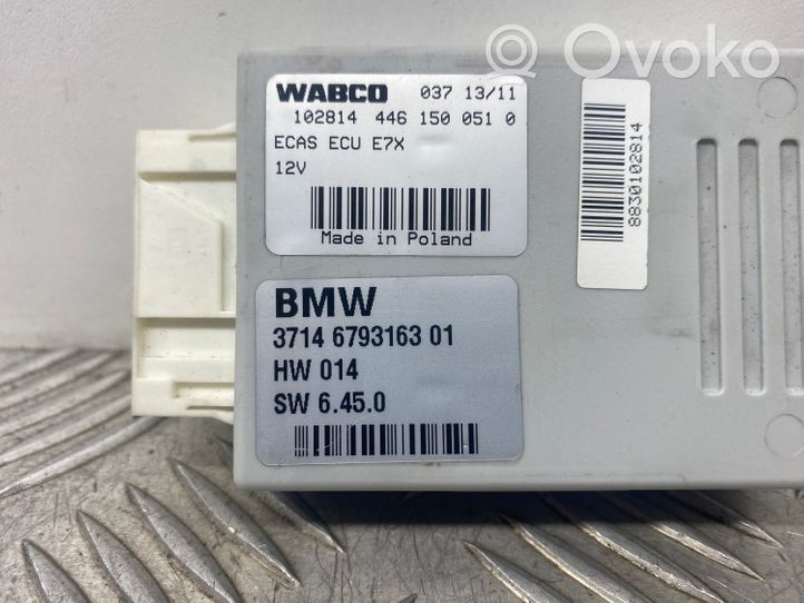 BMW X5 E70 Centralina sospensioni pneumatiche (posteriore) 6793163