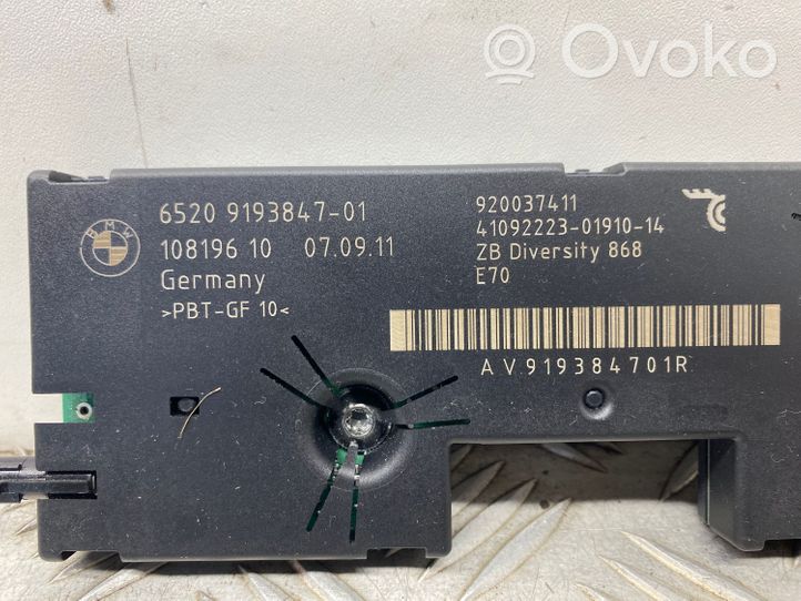 BMW X5 E70 Amplificatore antenna 9193847