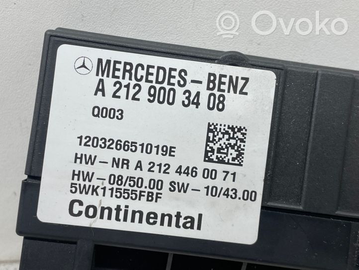 Mercedes-Benz C W204 Centralina/modulo pompa dell’impianto di iniezione A2129003408