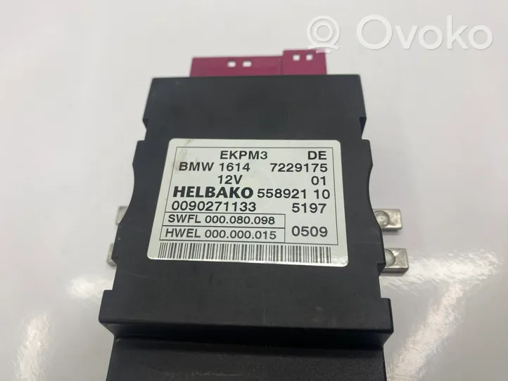 BMW 7 F01 F02 F03 F04 Degalų (kuro) siurblio valdymo blokas 7229175