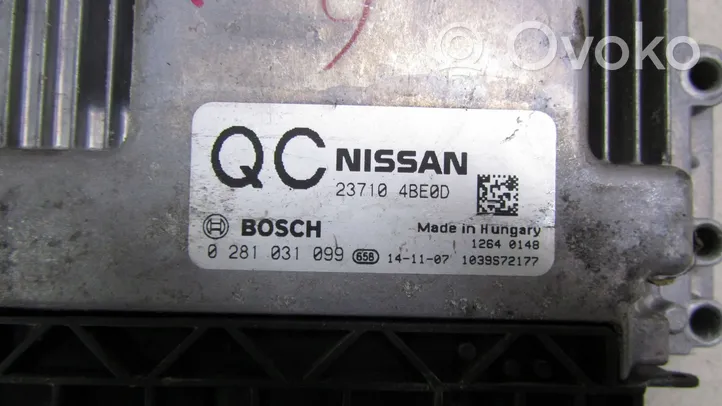 Nissan X-Trail T32 Calculateur moteur ECU 0281031099