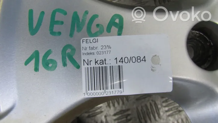 KIA Venga R16 alloy rim 