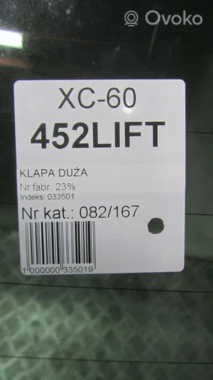 Volvo XC60 Tylna klapa bagażnika 