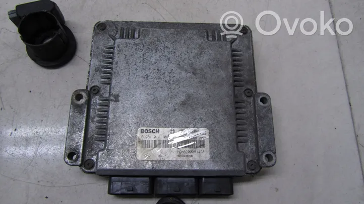 Renault Master II Juego de cerradura y set ECU del motor 0281011254