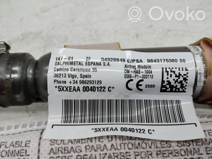 Opel Mokka B Airbag da tetto 9843175380