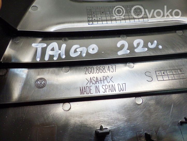 Volkswagen Taigo Veidrodėlio plastikinė apdaila 2G0868437