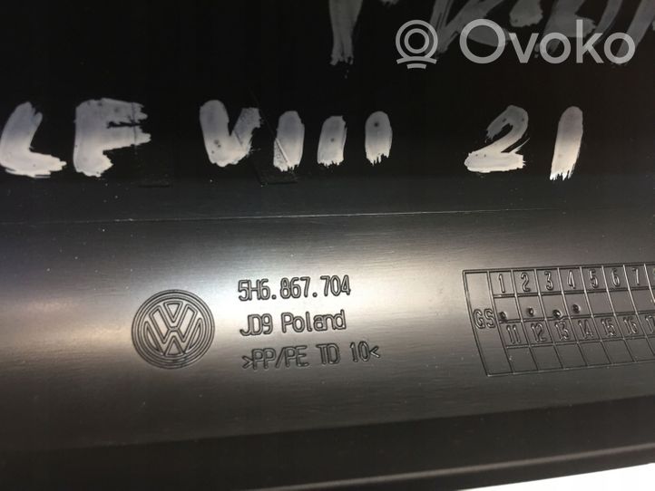 Volkswagen Golf VIII Šoninė apdaila (prie lango) 5H6867704