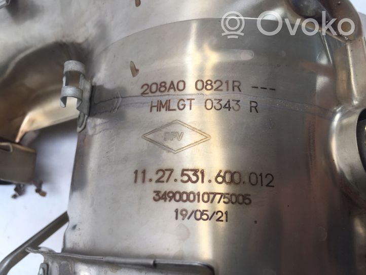 Nissan Qashqai J12 Filtre à particules catalyseur FAP / DPF 208A00821R