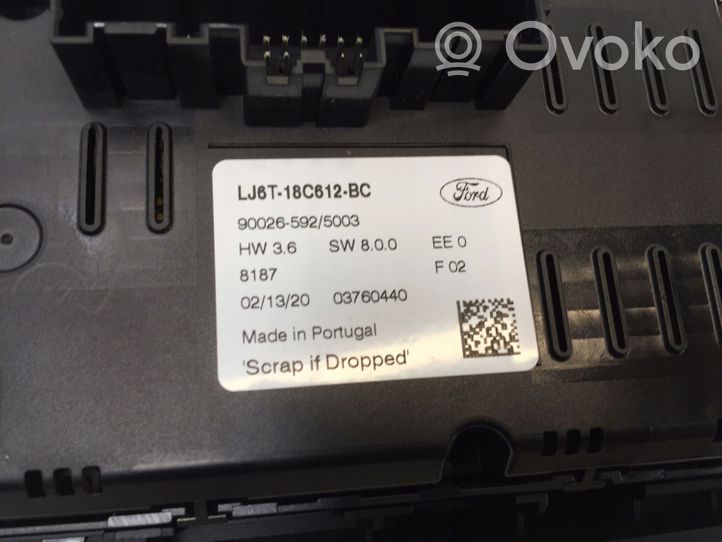 Ford Kuga III Climate control unit LJ6T18C612BC