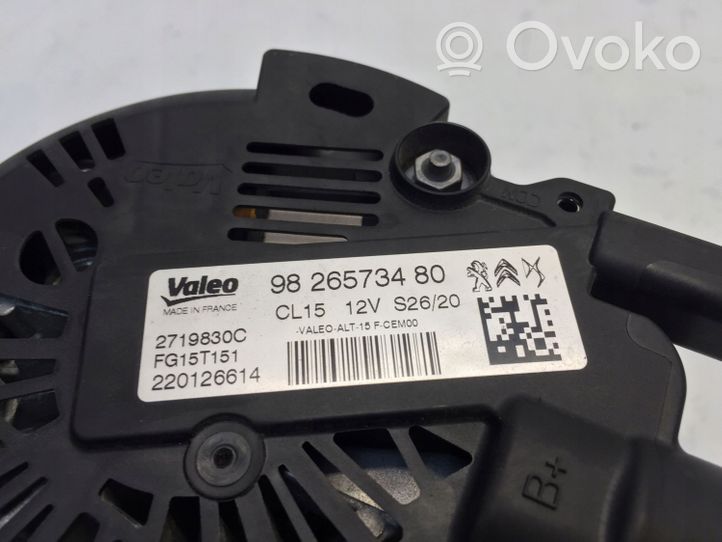 Opel Grandland X Generator/alternator 9826573480